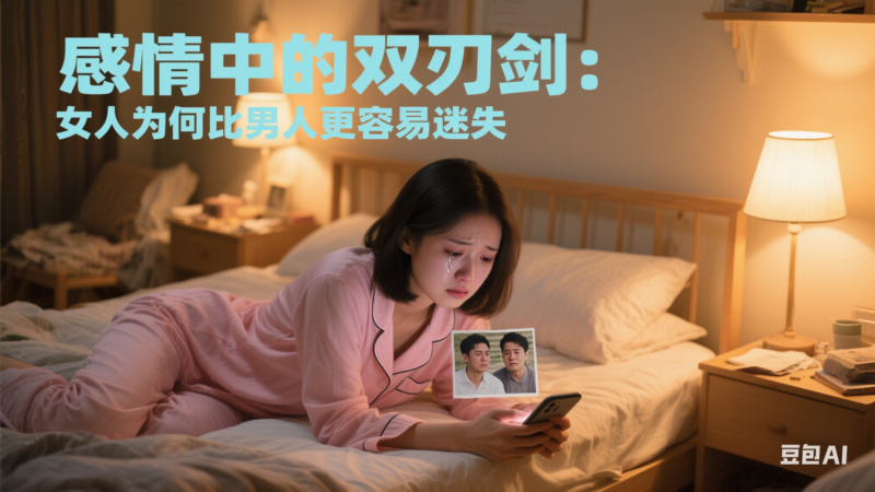 感情中的雙刃劍：女人為何比男人更容易迷失？-愛分享導航