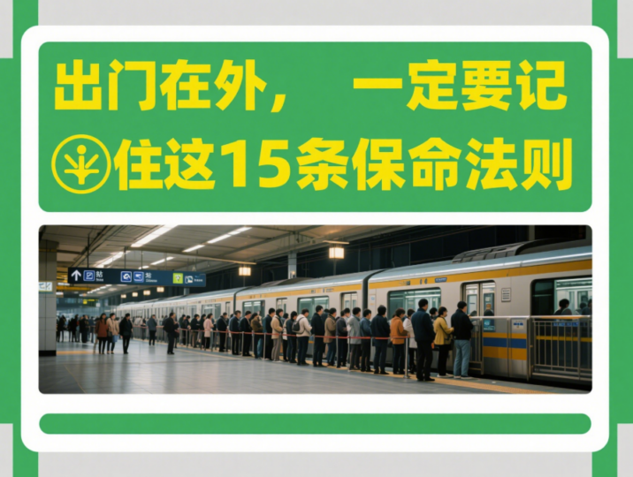 出門在外，一定要記住這15條保命法則-愛分享導航