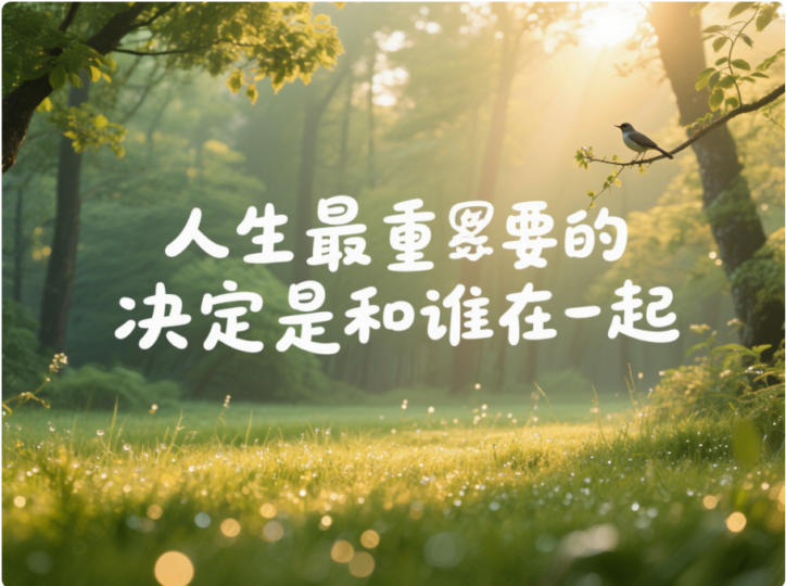 人生最重要的決定是和誰在一起-愛分享導航