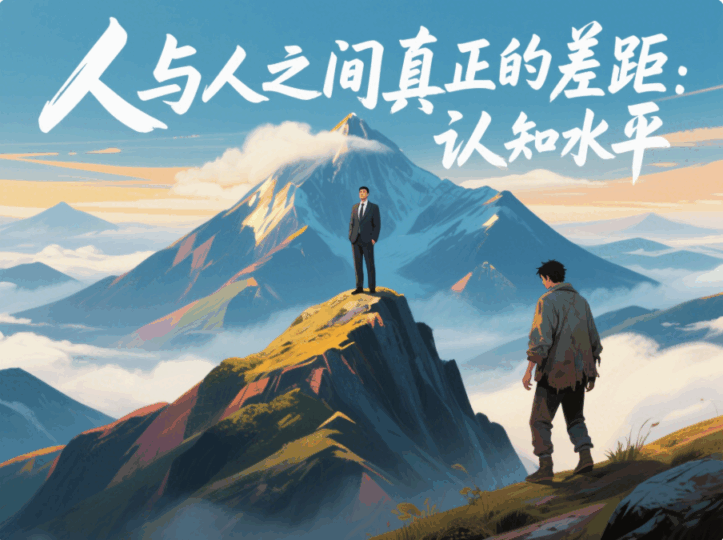 人與人之間真正的差距：認知水平-愛分享導航