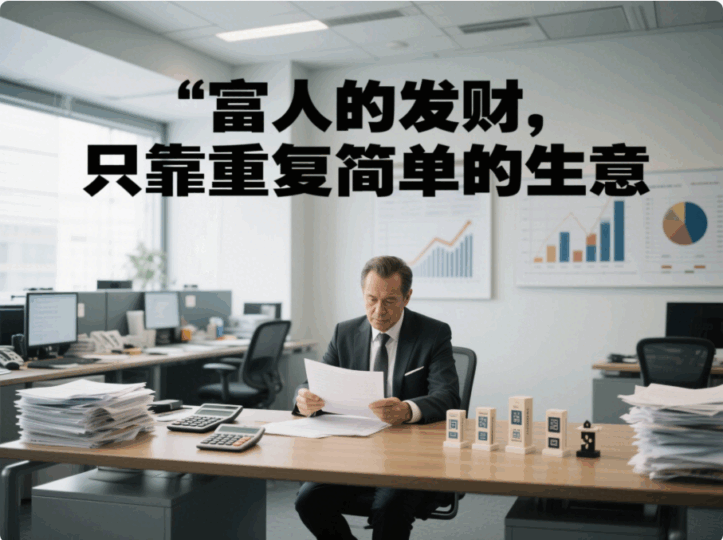 富人的發財，只靠重復簡單的生意-愛分享導航