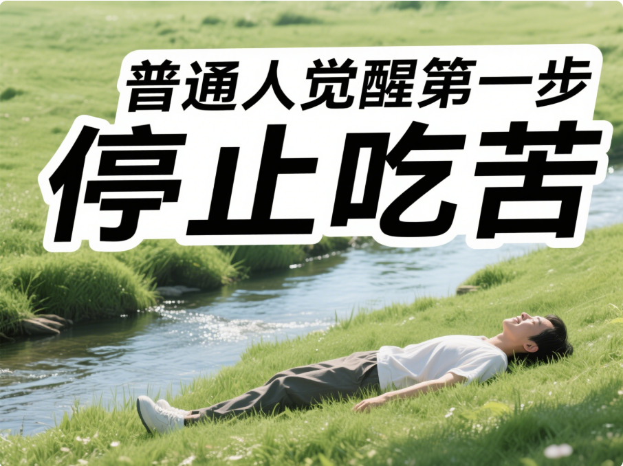 為什么你吃的每一份苦，可能都沒有得到應有的回報？