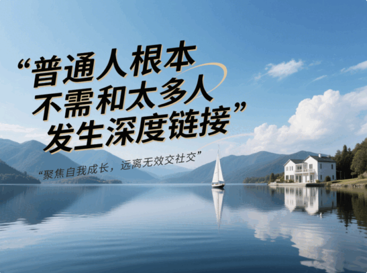 普通人根本不需要和太多人發生深度鏈接-愛分享導航