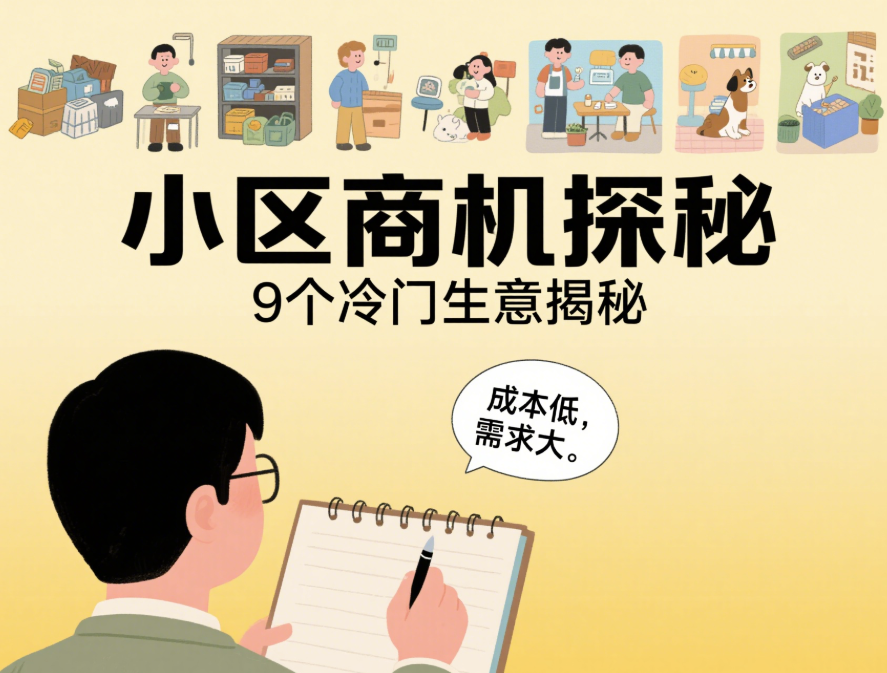 小區里的9個冷門暴利生意,你知道幾個-愛分享導航