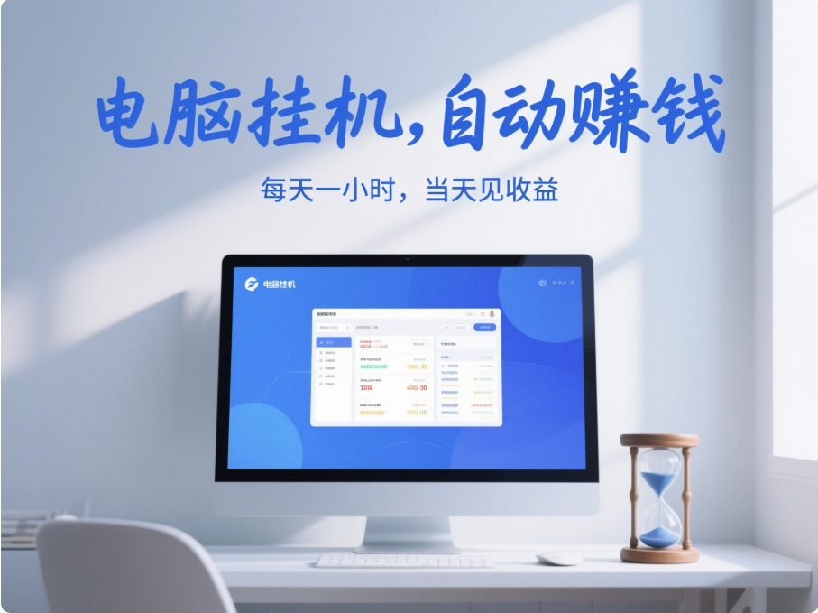 電腦掛機(jī)軟件自動(dòng)賺錢-每天只需一個(gè)小時(shí)-當(dāng)天就能賺錢