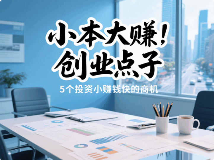 小本生意大利潤:5個(gè)投資小賺錢快的創(chuàng)業(yè)點(diǎn)子-愛分享導(dǎo)航