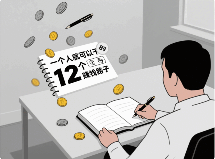 一個(gè)人就可以干的 12 個(gè)賺錢路子-愛分享導(dǎo)航