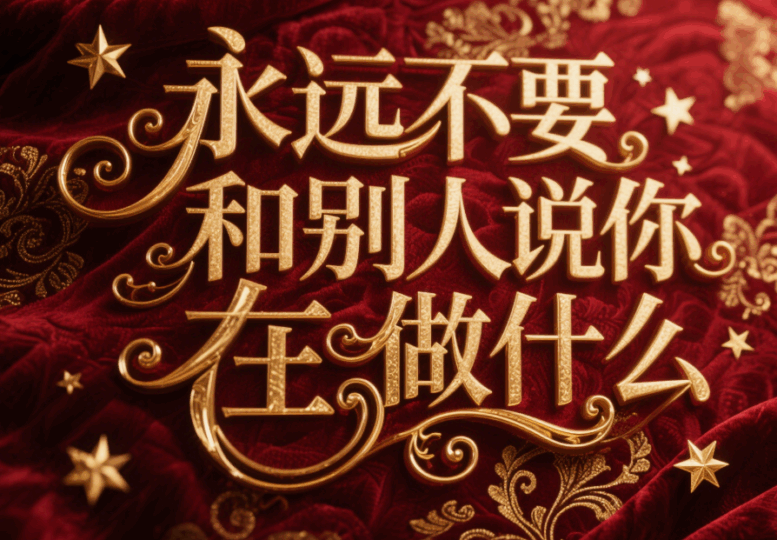 永遠不要和別人說你在做什么-愛分享導航