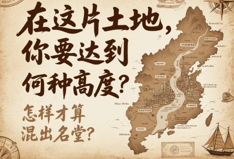 在這片土地，你要達到何種高度 怎樣才算混出名堂？-愛分享導航
