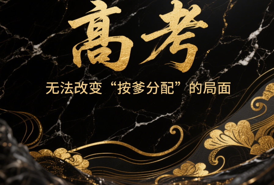 抱歉，高考無(wú)法改變“按爹分配”的局面-愛(ài)分享導(dǎo)航