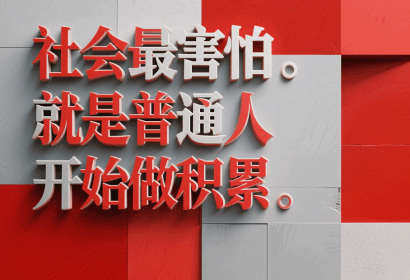 社會最害怕的就是普通人開始做積累-愛分享導(dǎo)航
