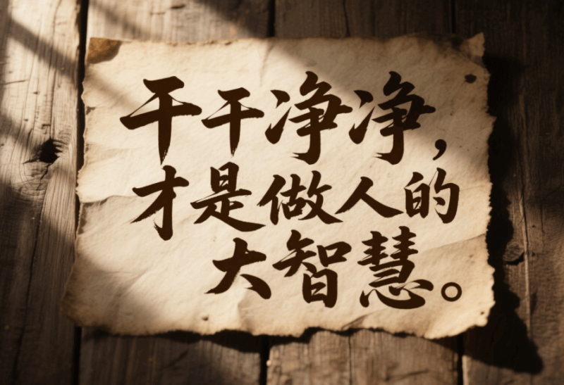 干干凈凈，才是做人的大智慧-愛分享導航