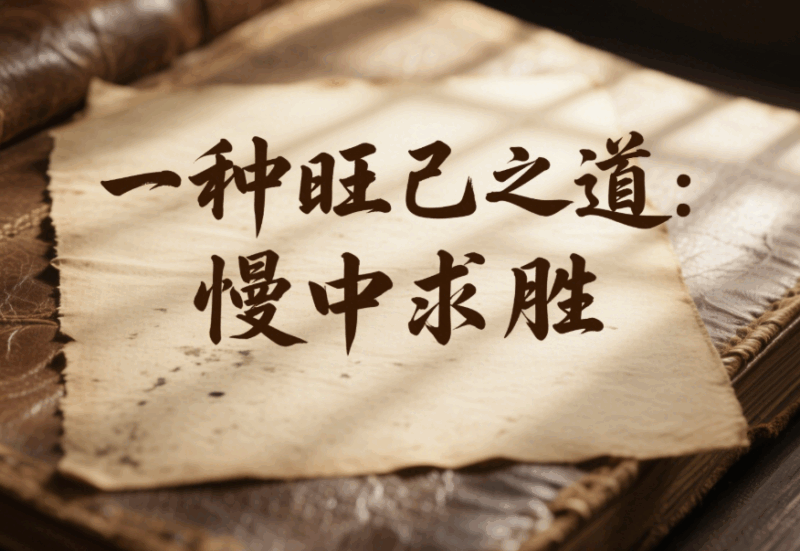 一種旺己之道：慢中求勝-愛分享導航