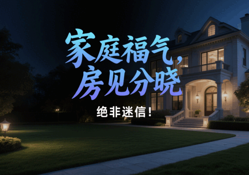 發現一個現實又殘忍的真相：一個家庭究竟有沒有福氣，看房子就知道，不是迷信！-愛分享導航
