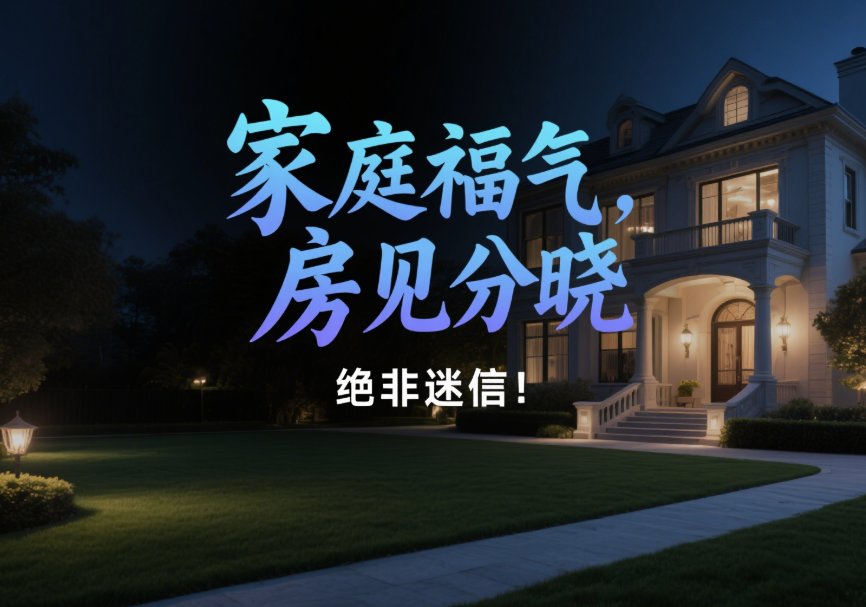 發現一個現實又殘忍的真相：一個家庭究竟有沒有福氣，看房子就知道，不是迷信！