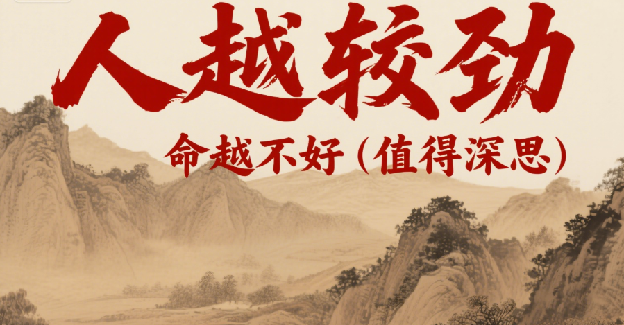 人越較勁，命越不好（值得深思）-愛分享導航