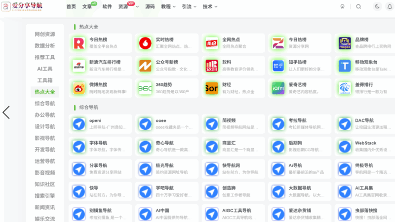 網址導航哪個好用？精選五大高效導航工具推薦-愛分享導航