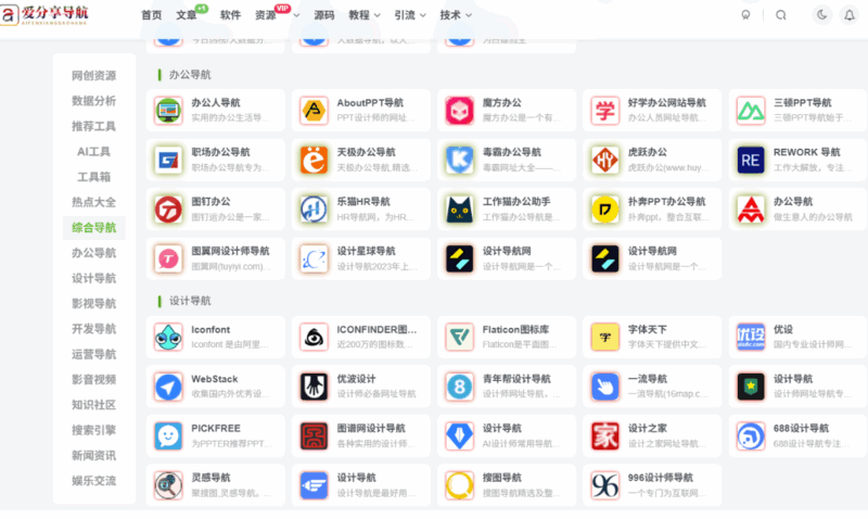攝影達人必備的免費又精準網站導航-愛分享導航