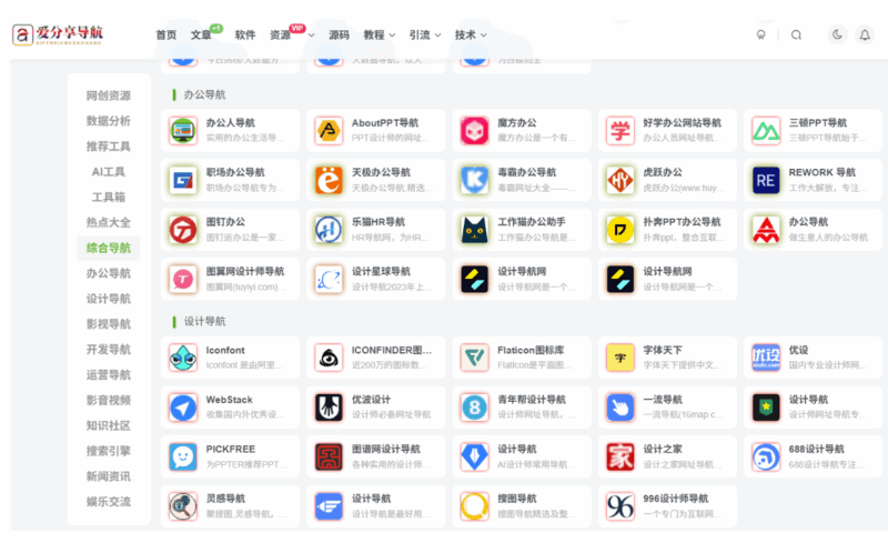 網(wǎng)站導(dǎo)航制作全攻略，讓你的網(wǎng)站更易用-愛分享導(dǎo)航