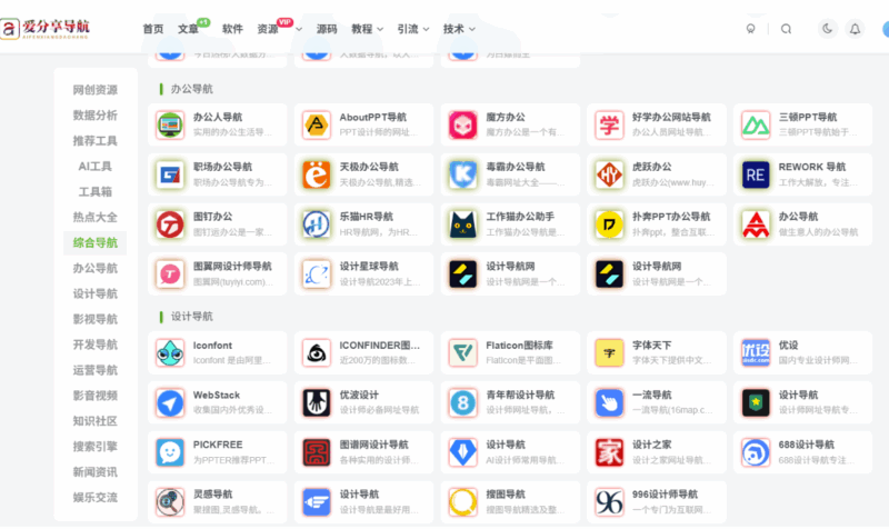 社交電商運營網站導航的獨特之處-愛分享導航