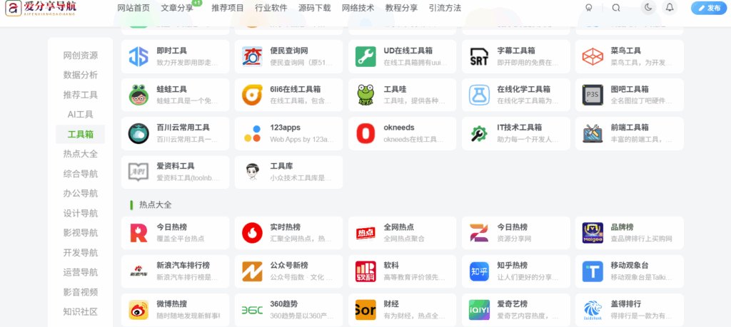 圍繞“什么網址導航最好”：特色導航網站全搜羅-愛分享導航
